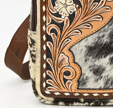 Load image into Gallery viewer, Tooled hide/leather sling

