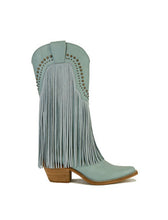 Load image into Gallery viewer, Casual fringe western boots
